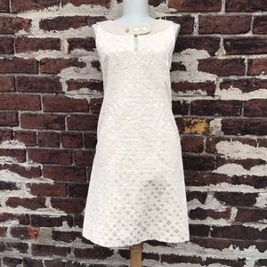 Tory Burch Gold Embossed Dress Size 4